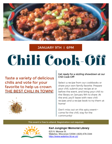 Chili Cook-Off/Cook the Book