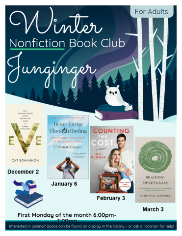 Junginger Adult Book Club