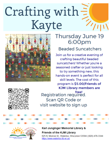 Craft night flyer