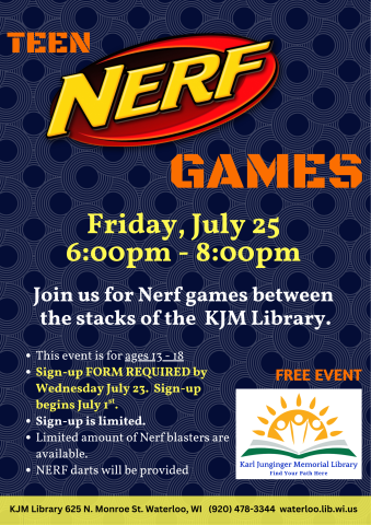 Nerf Games July 2025