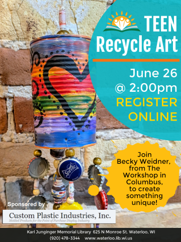 Teen Recycle Art