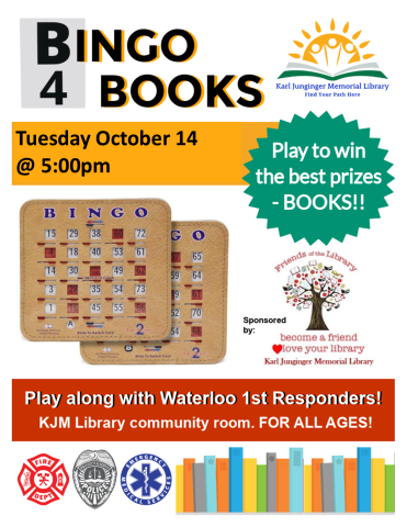 BINGO for Books with 1st Responders