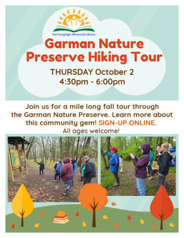 Garman Nature Preserve Hiking Tour