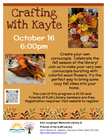 Craft night flyer