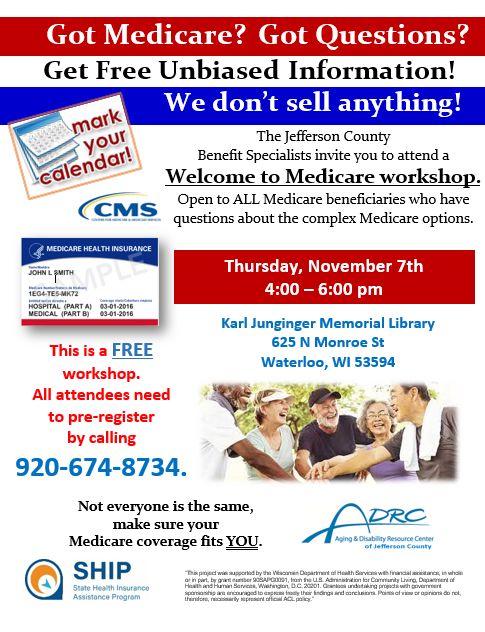 Medicare Workshop Flyer