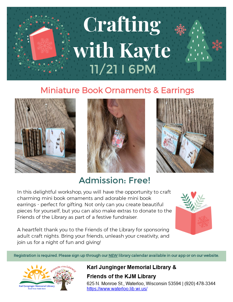 November Craft Night Flyer