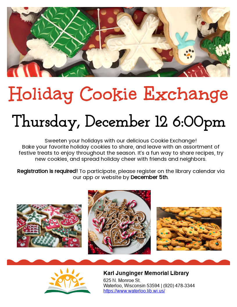 Holiday Cookie Exchange Flyer