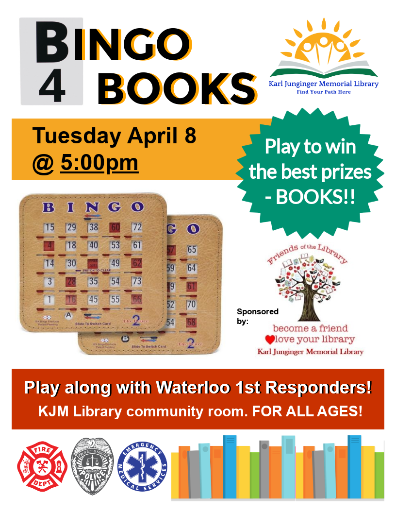 BINGO 4 Books with 1st Responders
