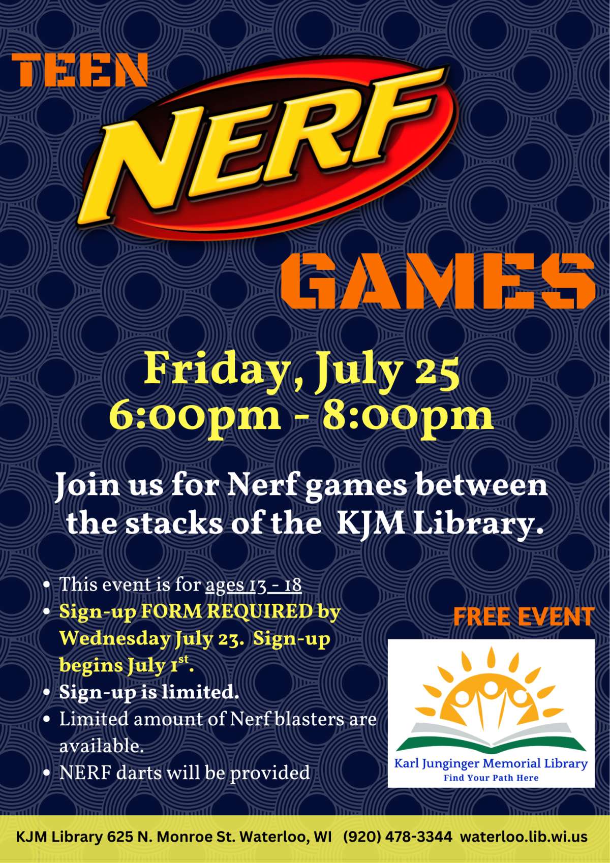 Nerf Games July 2025